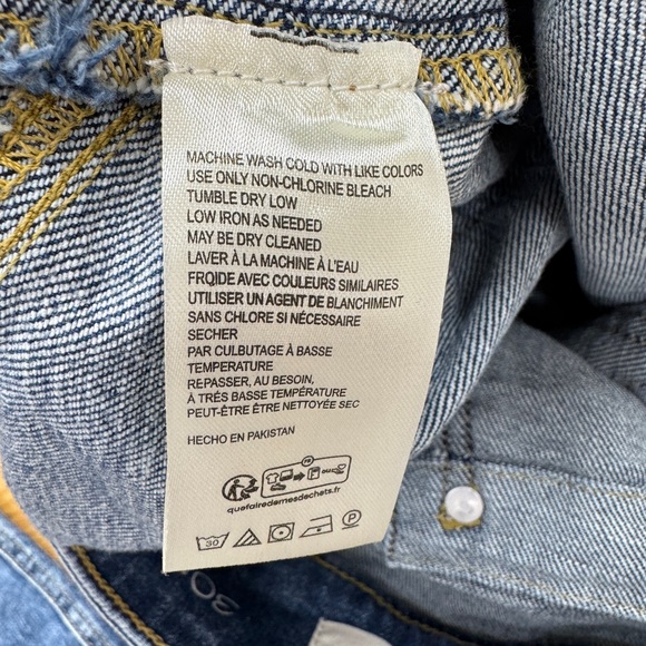 Anthropologie Pilcro Wanderer Mid-Rise Relaxed Women's Jeans Size 30P - Picture 7 of 10